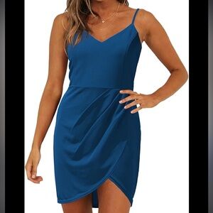 NWT Zalalus Teal Blue Dress Size M